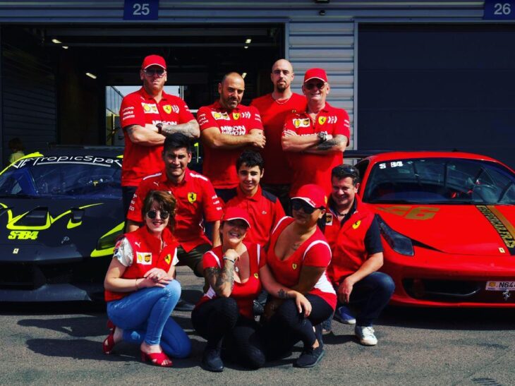 the team Scuderia Ferrari 84